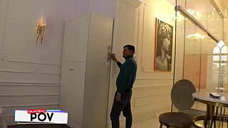 double teaming ukrainian supermodel josephine in the new condo