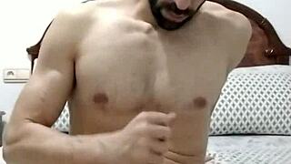 Attractive Guy Shows Ass And Jerks Monster Cock