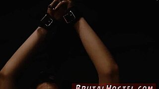 Brunette Teen Bound In Webcam Bondage Masturbates With Toys Under Domination