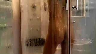 I want to spy on this girl in the shower getting fucked hard