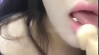 Hey, wanna see this Chinese teen give an epic blowjob tonight?