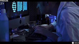 mad scientist freeze fucks young 18+ lab partner matty mila gets remote controlled and squirts