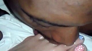 Sucking Wife's Toes While Fucking.