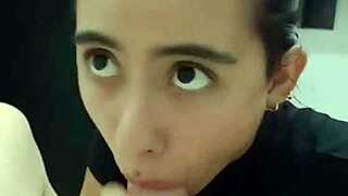 guy helps his stepsister with oral practice
