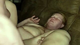 Sexy milf receives a hard creampie during intense sex