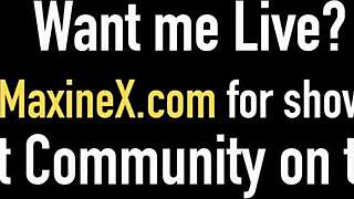 Does mature Maxine X offer her tight asshole to that big cock?