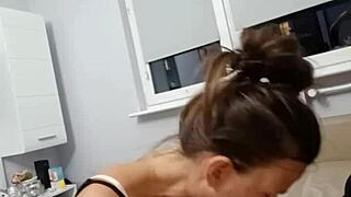 First Time Sucking a Fan's Big Cock in Intense Encounter.