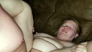 Sexy milf receives a hard creampie during intense sex