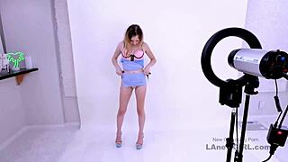 Sun-Kissed Blonde Cutie Gets Fucked in a Modeling Audition