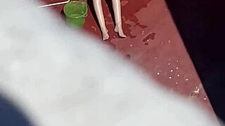 Argentinian Neighbors Sunbathing in Bikinis on Terrace Part 4