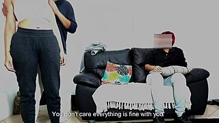 Stepfather Tests Son's Girlfriend in Front?