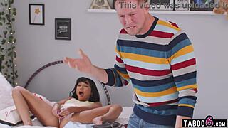 Toy stuck in asian teen 18+ stepdaughter's pussy! She needs a doctor visit now!