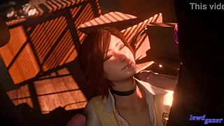 Asuka Kazama Intimate Group Scene