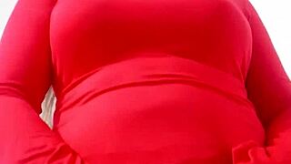 Latina Stepmom With Juicy Ass Masturbates Intensely For Stepson