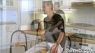 Old Man Fucks Young 18+ Pussy Wet.