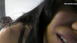 Indian stepmom guides stepson in Hindi audio jerk off