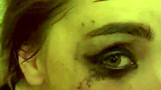 suggestive toilet piss whore is completely filled with hot sperm everywhere