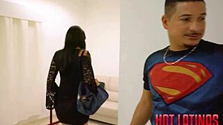 15-minute quickie: skinny Brazilian girl in hot uncensored fuck