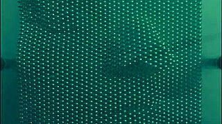 Amateur guy screams noise during pop song in California