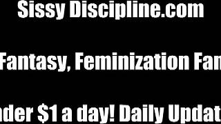 I will humiliate you into a crossdressing sissy bitch girl under my femdom.
