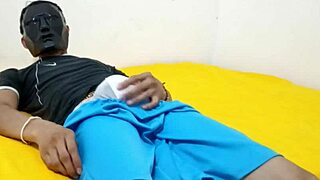 Solo boy masturbation with fetish neighbors