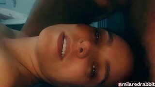 hot girl shows how to suck and gets a cum shot on her face