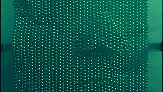 Amateur guy screams noise during pop song in California