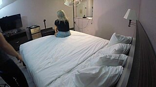 Doll feels intense emotions during casting blowjob