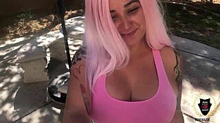 curvy barbi deepthroats in lingerie