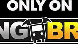 freddy gong gets hot and dirty riding mella blanco's big black cock