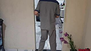 This married woman is cheating with the plumber in a hot reality scene