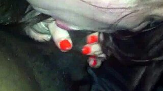 Stepsister shares her super head skills in a friendly conversation