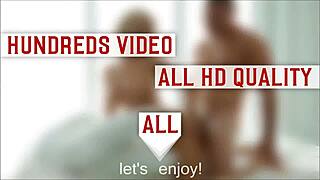 Teen Brunette Sucks Hunk's Big Cock Before Hardcore Riding