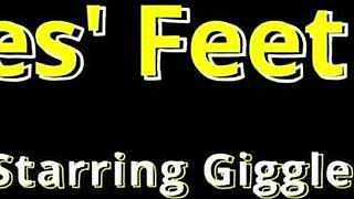 Giggles Feet Love Rubbing All Over a Giant Hot Rock at the Beach