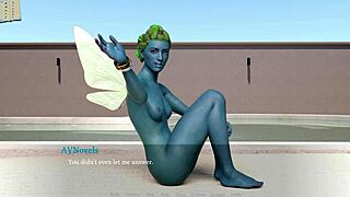 Lunar's Chosen 116: 3D game with big tits and intriguing contrasts in boobs display