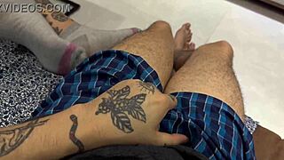 My stepsister and I sneak wild close-up action when adults sleep!