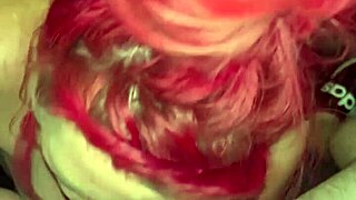 real redhead hooker gets fucked bareback and cums in her pussy!