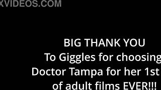 Giggles Feet Love Rubbing All Over a Giant Hot Rock at the Beach