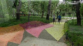 behind the scenes, alice maze gets anal pounded and fisted