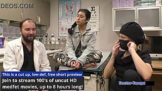 jasmine roses undergoes immigration physical with big ass and latex