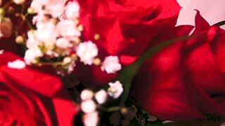 Sweet Rose Kisses Triss-Witch Orgasms from Fingering Friend Homemade Pussy