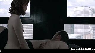 Julie-Marie Parmentier shows off her tits in the Rapace 2011 movie.