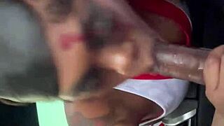 Ebony Cheerleader Sloppy Facial Compilation