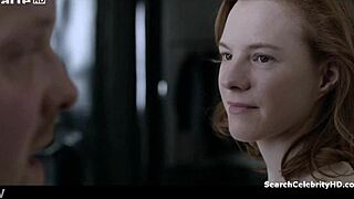 Julie-Marie Parmentier shows off her tits in the Rapace 2011 movie.