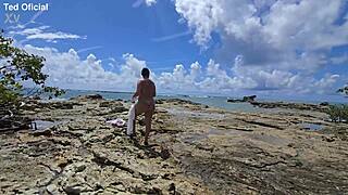 Morro de s�o paulo ted meteu a pika na mesti�a