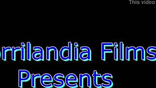 Blonde teen enjoys shower time