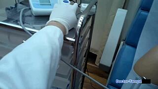 jasmine roses undergoes immigration physical with big ass and latex