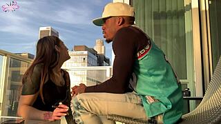 sunset creampie in la with dripping pussy flashing