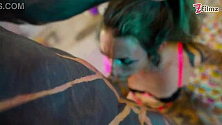 fuck this doodles super sloooppy ink3some with this monster of sex edon� and nemesi have a lot of fun on this strage cock fuckingfreaks