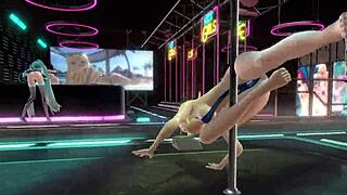 Mmd R-18 - Izumis Pole Dance